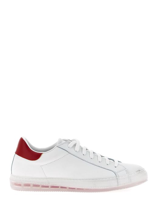 Kiton White Ussa088 Sneakers for men