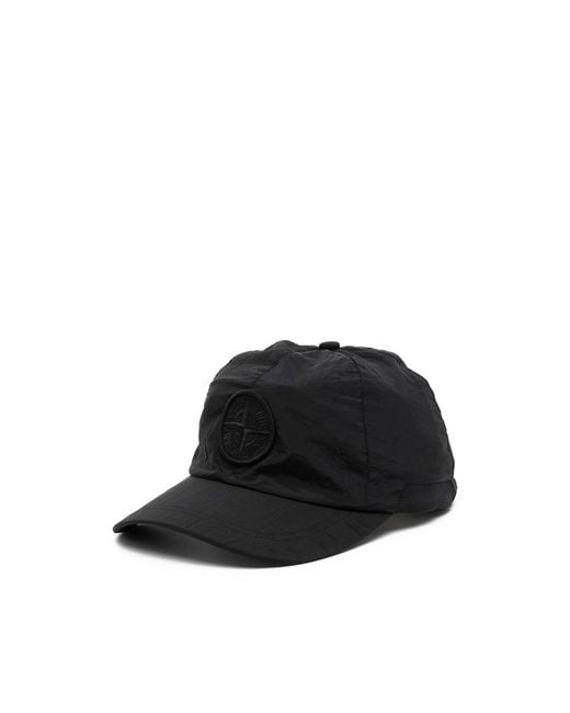Stone Island Black Caps for men
