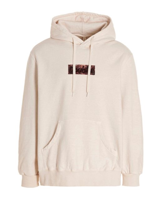 Doublet Natural 'polyurethane Embroidery' Hoodie for men