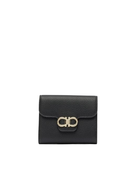 Ferragamo Black Wallets & Card Holders