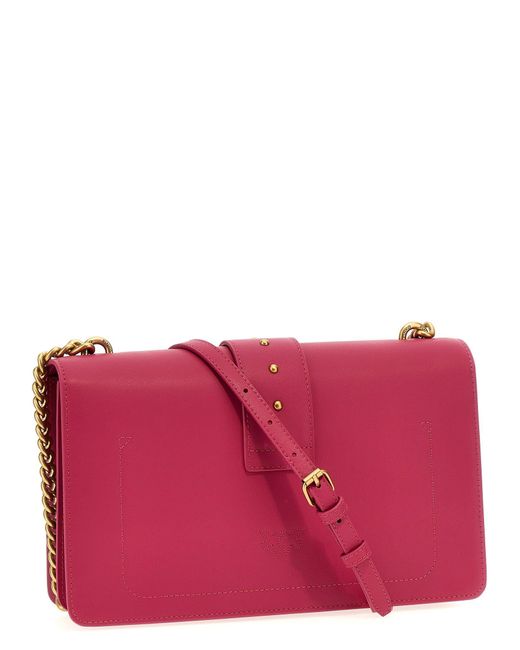 Pinko Classic Love Bag Icon Crossbody Bags in Red | Lyst