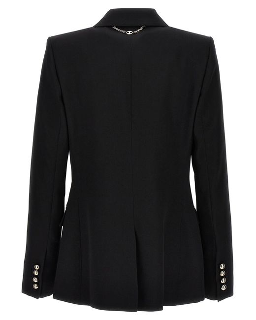 Single-Breasted Blazer Giacche Nero di Rabanne in Black