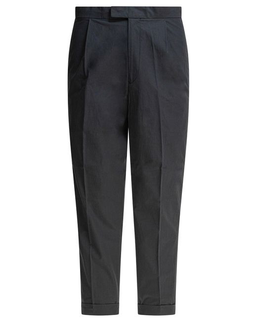Beams Plus Gray Travel Comfort Trousers for men