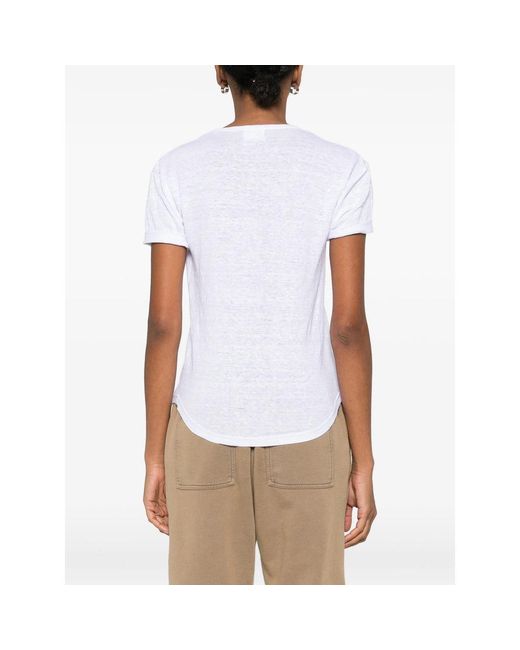 T Shirt Bianco-Donna di Isabel Marant in White