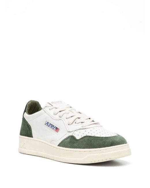 Autry Green Medalist Sneakers With Inserts for men