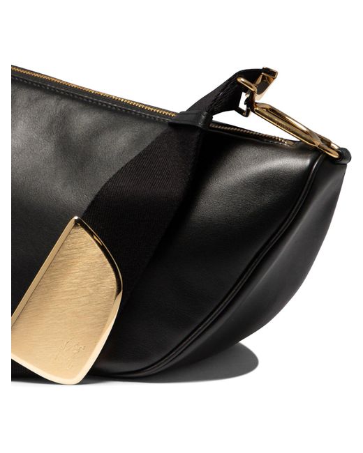 Burberry Black Shield Medium Shoulder Bag