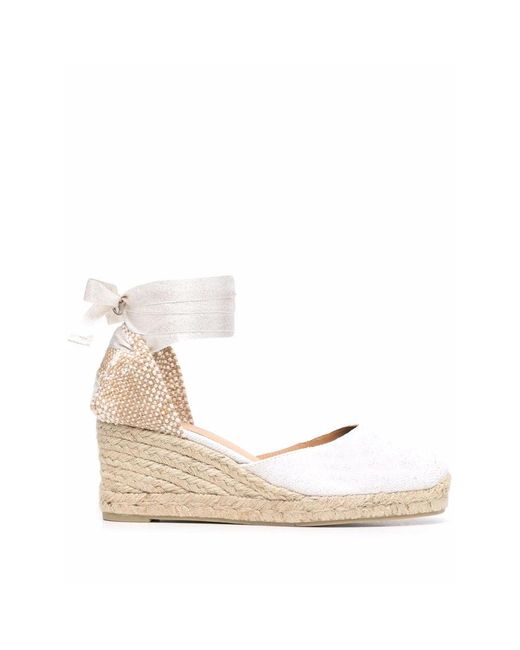 Espadrillas Bianco-Donna di Castaner in Natural