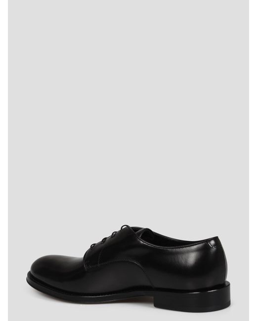 Corvari Black Lace Up Shoes for men