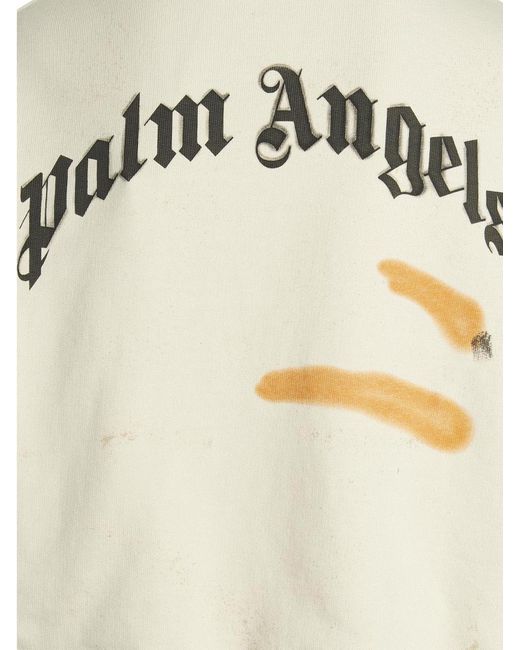 Palm Angels Metallic Palm Neon Sweatshirt for men