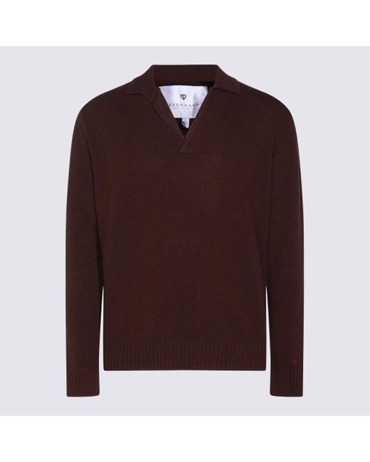 Seven Gauge Brown Sweaters for men