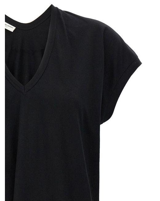 Hena T Shirt Nero di Dries Van Noten in Black