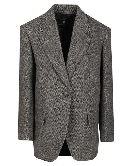 Oversized Wool Blazer Giacche-Donna di Weekend by Maxmara in Gray