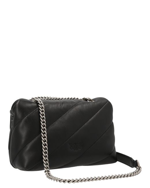 Love Mini Puff Borse A Tracolla Nero di Pinko in Black