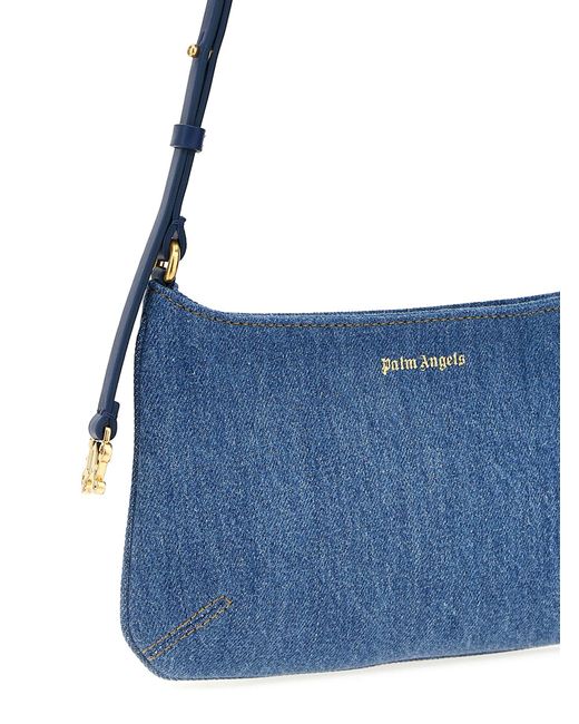 Palm Angels Blue Giorgina Shoulder Bags