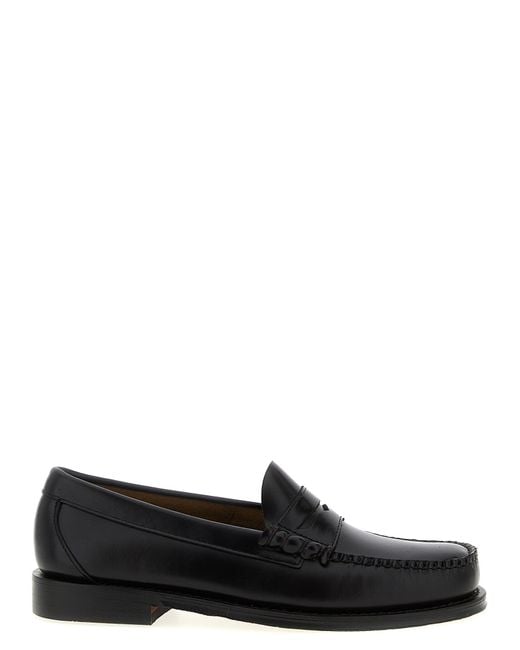 G.H.BASS Black 'Weejuns Larson' Loafers for men