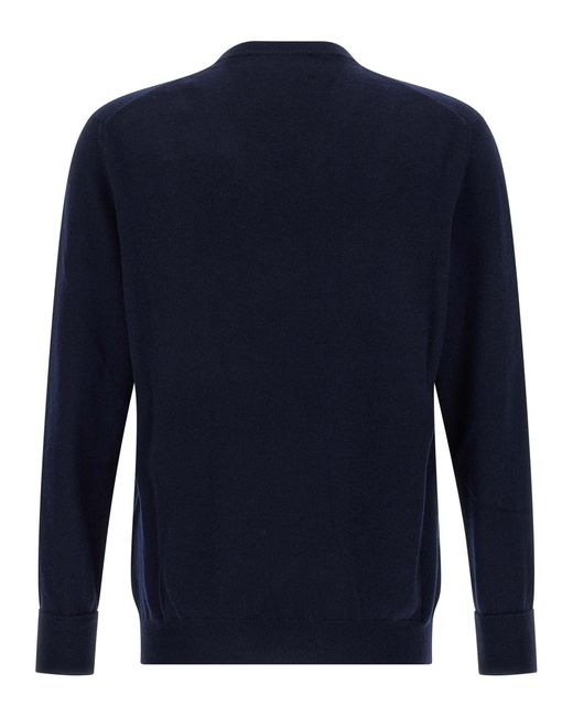 Ballantyne Blue V-Neck Sweater Sweaters And Cardigans for men