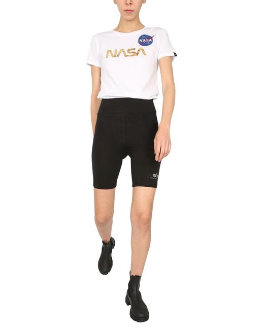 Alpha Industries White Nasa T-Shirt