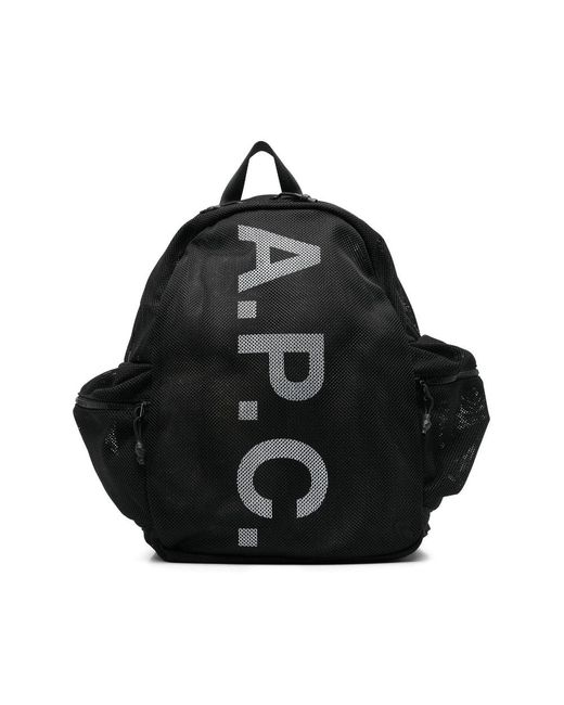 A.P.C. Black Backpacks for men