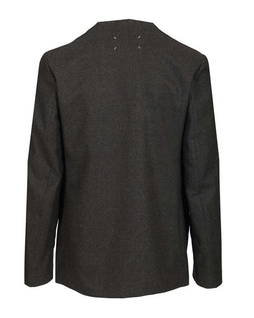 Maison Margiela Black Minimal Wool Jacket Jackets for men