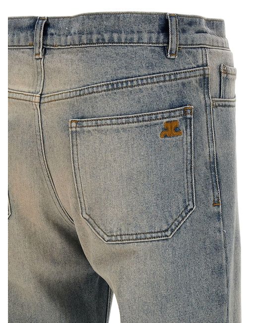 Courreges Gray '70'S Bootcut' Jeans for men
