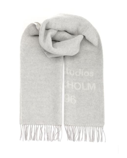 Acne Gray Venus Scarf 1996 Scarves And Foulards