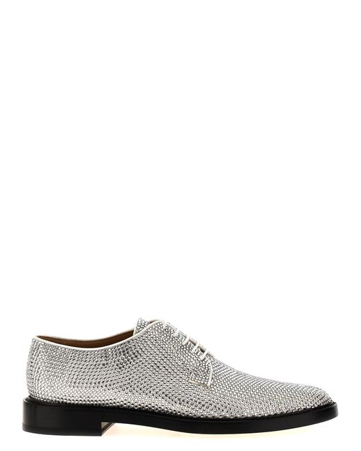 Tabi Flat Shoes Silver di Maison Margiela in White da Uomo