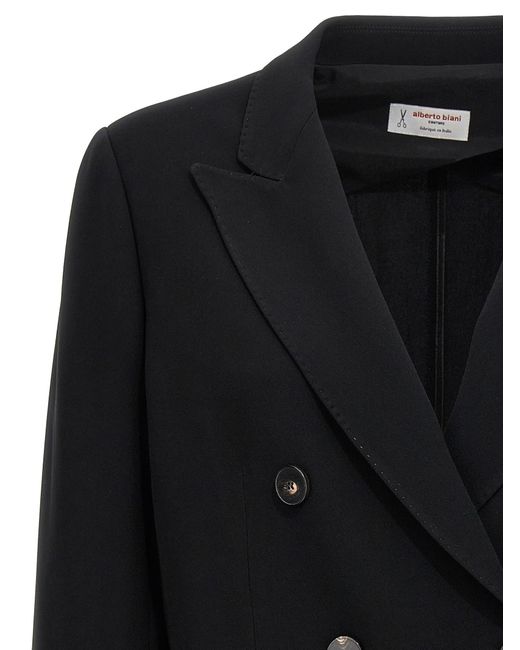 Alberto Biani Black Icon Blazer And Suits