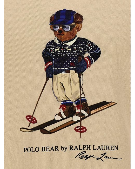 Polo Bear Felpe Beige di Polo Ralph Lauren in Natural da Uomo
