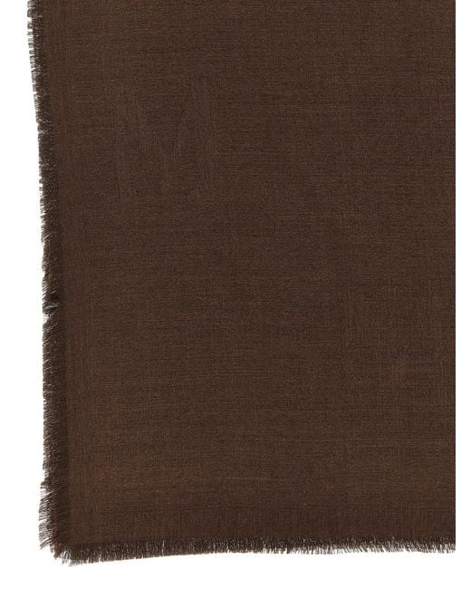 スカーフ MAX MARA 'Curvone' stole Brown Max Mara 'Curvone' Stole in Brown | Lyst