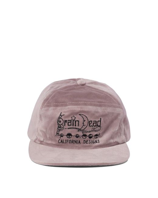 Cappelli Rosa-Uomo di Brain Dead in Pink da Uomo