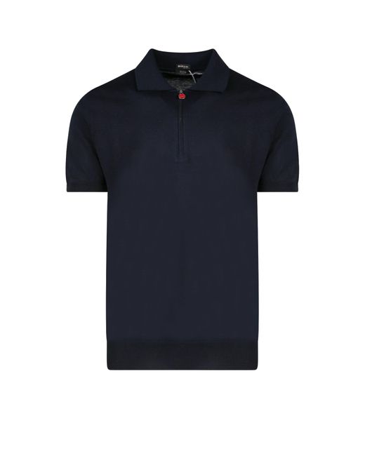 Kiton Black Polo Shirt for men