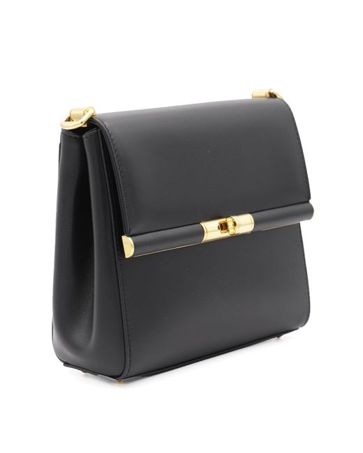 Borsa a tracolla Marlene in pelle nera di Dolce & Gabbana in Black