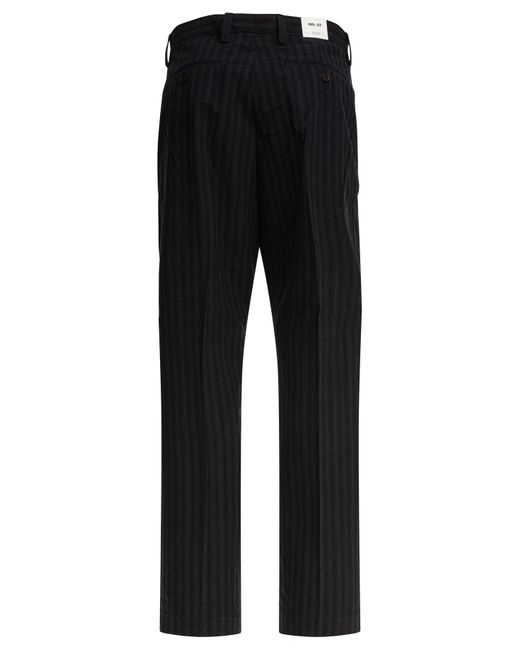 Paw Trousers Blu-Uomo di NN07 in Black da Uomo