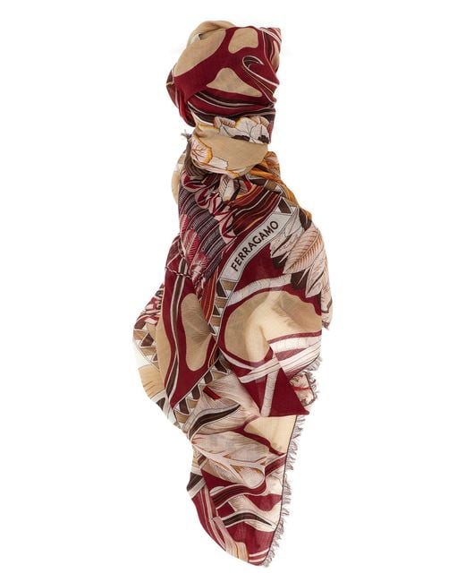 Ferragamo Multicolor Giada Scarves And Foulards