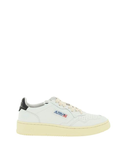 Autry Multicolor Leather Medalist Low Sneakers