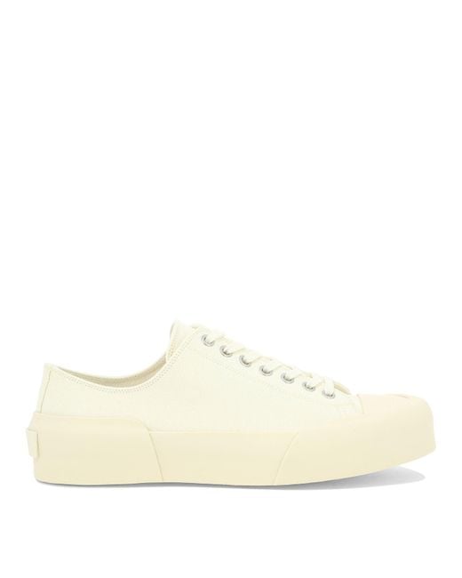 Jil Sander Natural Sneakers & Slip-On