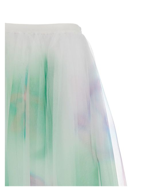Twin Set Multicolor Tulle Skirt Skirts