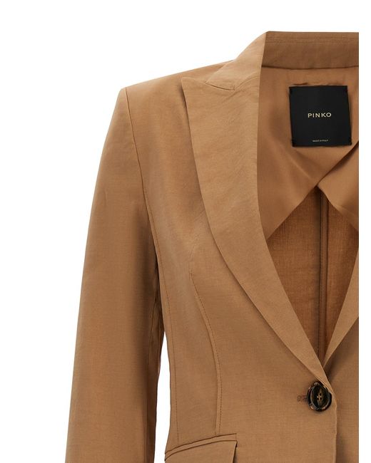 Ghera Blazer And Suits Marrone di Pinko in Brown