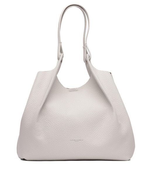 Dua Borse A Spalla Bianco-Donna di Gianni Chiarini in Natural