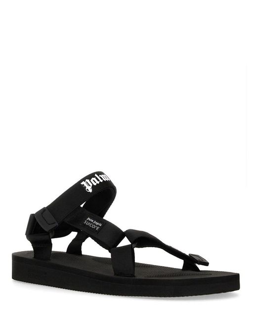 Sandalo X Suicoke di Palm Angels in Black da Uomo