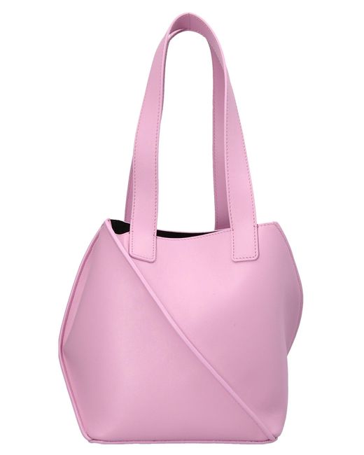Yuzefi Pink 'swirl Small' Shopping Bag