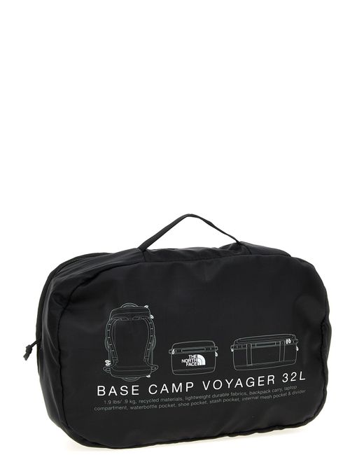 The North Face Black Base Camp Voyager Backpacks for men