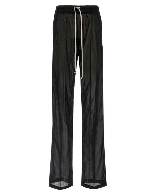 Pantalone 'Dietrich drawstring' di Rick Owens in Black