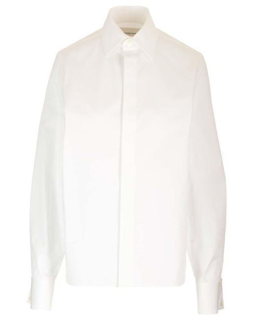 Saint Laurent Cufflink Shirt Shirts White