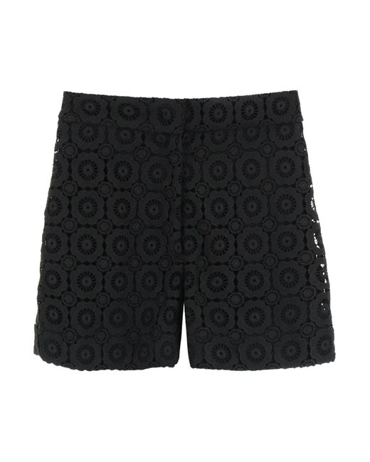 Moschino Black Lace Shorts