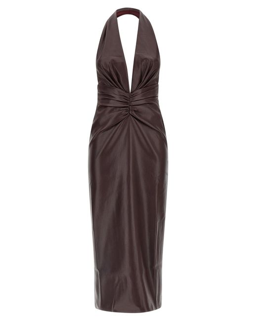 ANDAMANE Purple Zendaya Dresses Bordeaux