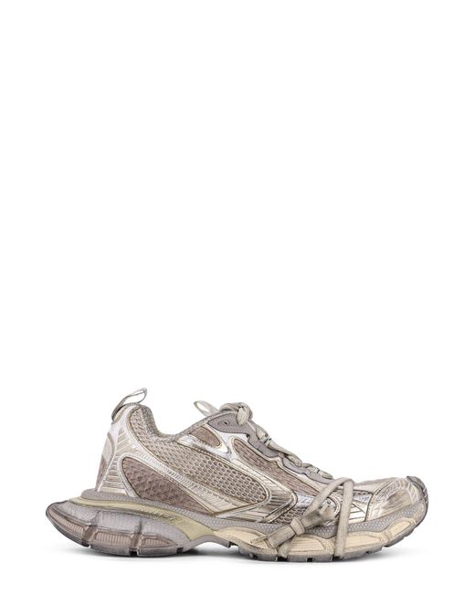 Balenciaga White 3Xl Low-Top Mesh Sneakers for men