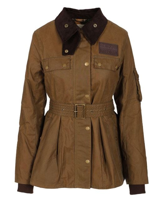 BARACUTA X BARBOUR Brown Barbour X Erdem Constance Waxed Jacket Jackets