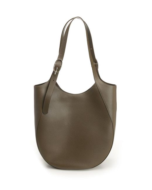 Longchamp Brown Le Foulonné Shoulder Bags
