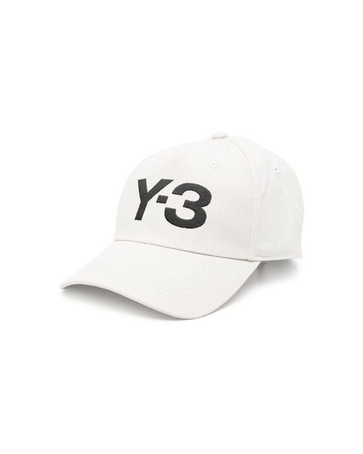 Y-3 White Logo-Embroidered Cap for men